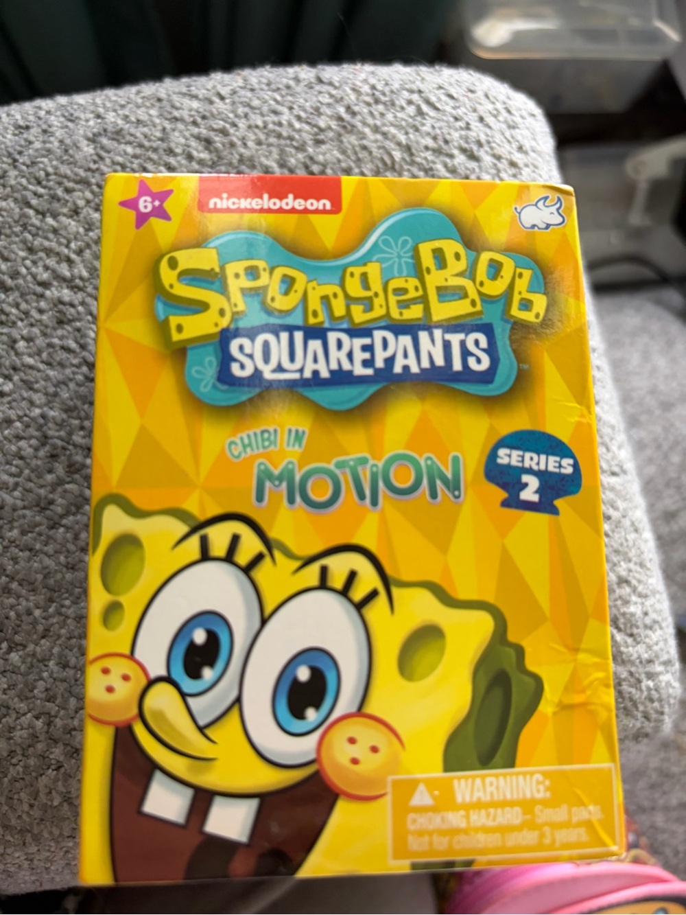 SpongeBob SquarePants Chibi In Motion Sandy Cheeks Clip-on Dangler series 2 new